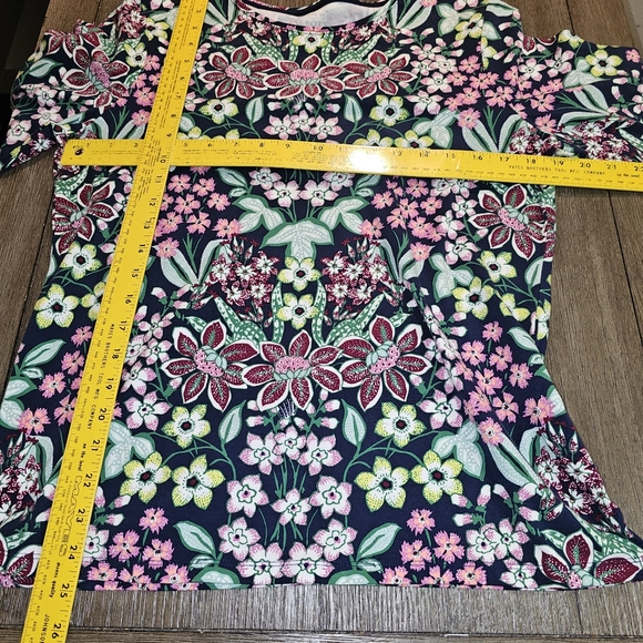 Talbots sz. Large multi color tshirt - Picture 4 of 4
